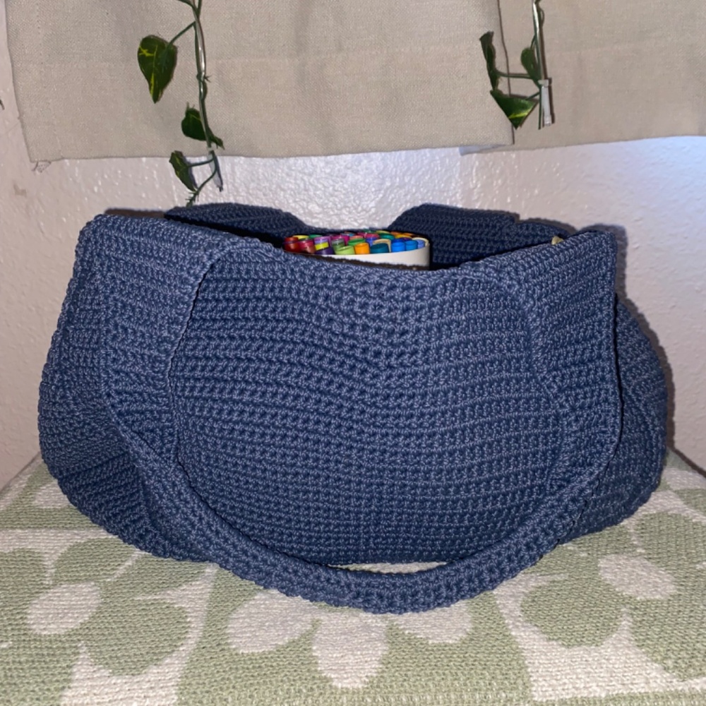 The Sak Hand -Crocheted Blue Shoulder bag - Picture 5 of 5